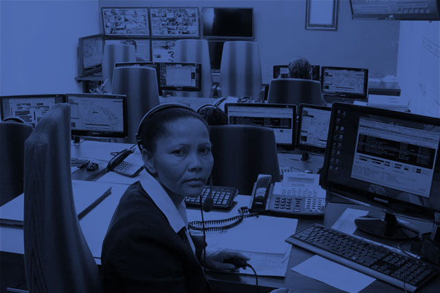 Alarm monitoring workstation